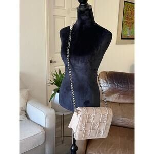 Alessandra Magnolie Nude Leather Sling / Crossbody